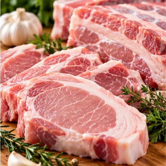 Pork chops and cuts